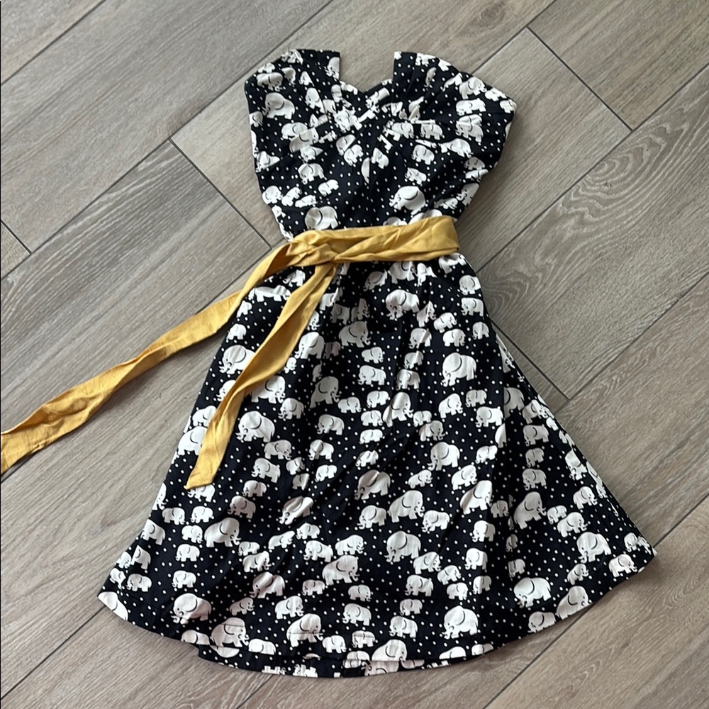 A-Line Elephant Sundress
